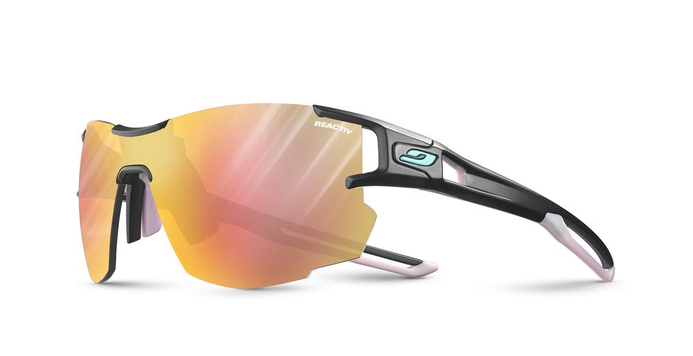 Julbo AEROLITE Reactiv - Noir Mat | Rose Pastel