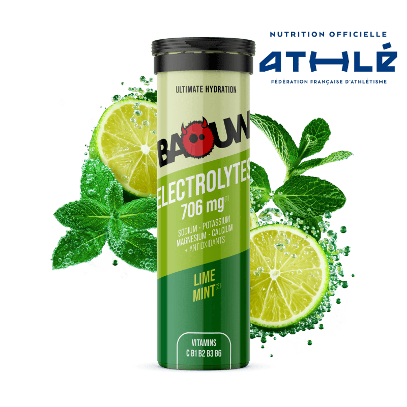 Baouw Electrolytes - Pastilles effervescentes - 3 saveurs