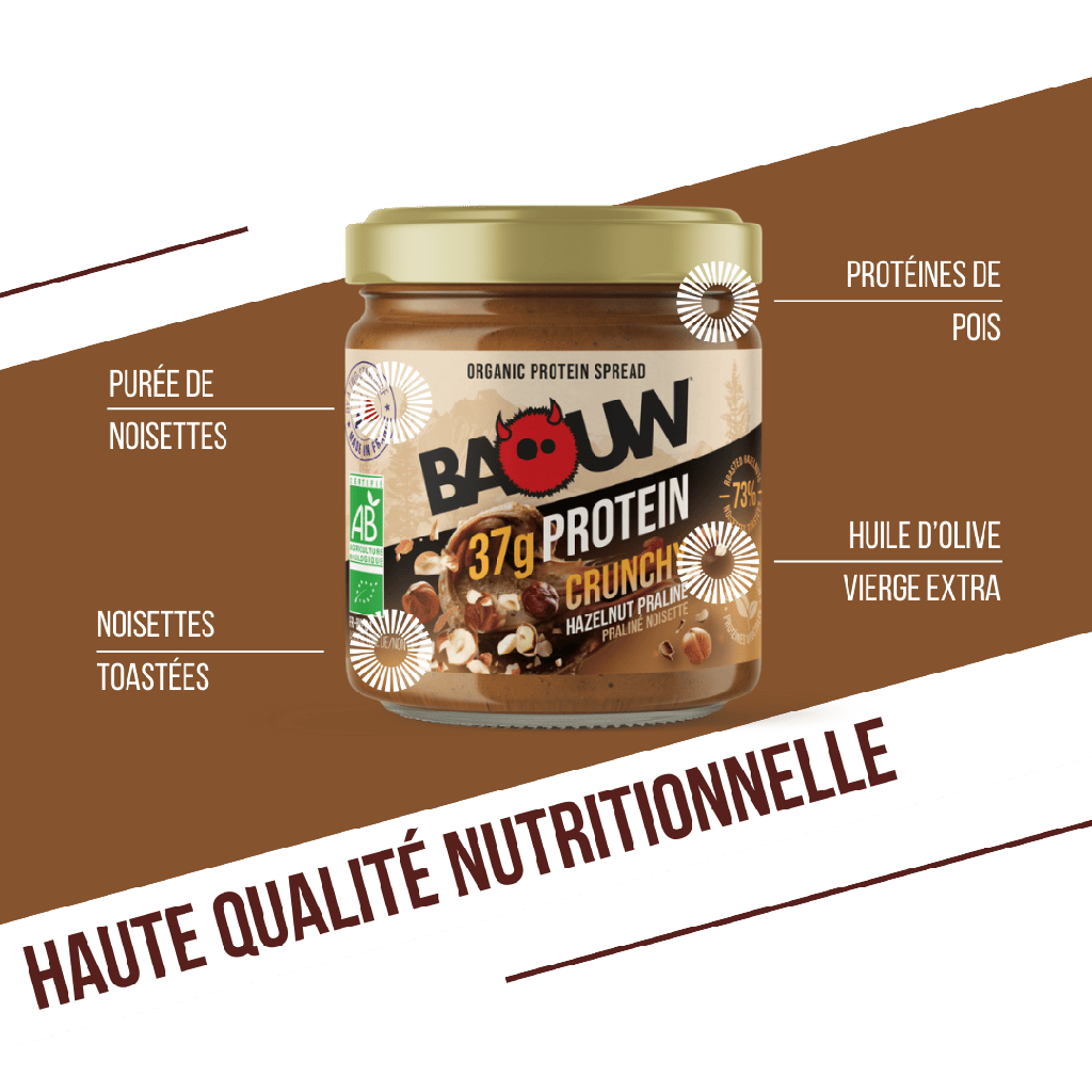 Baouw Pâtes à tartiner protéinées - 2 Saveurs