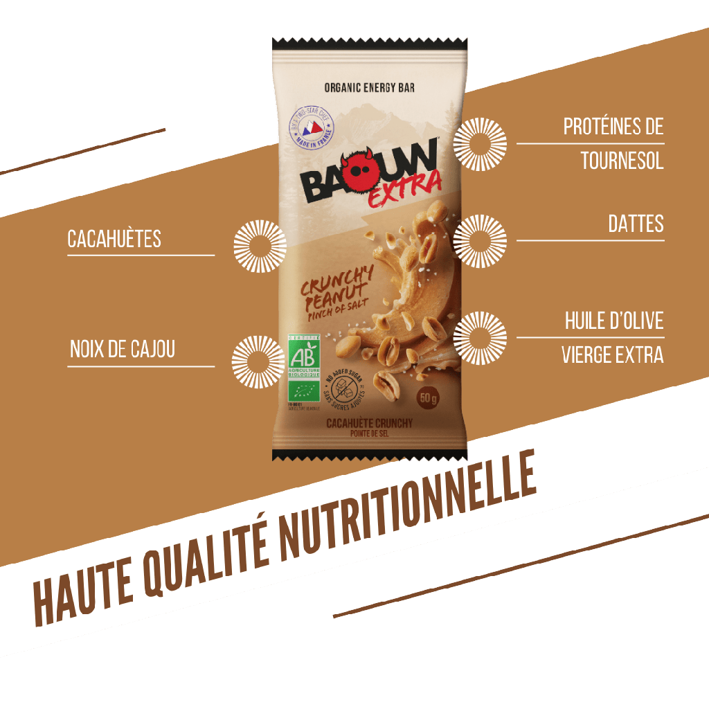 Baouw Barres énergétiques - 5 Saveurs