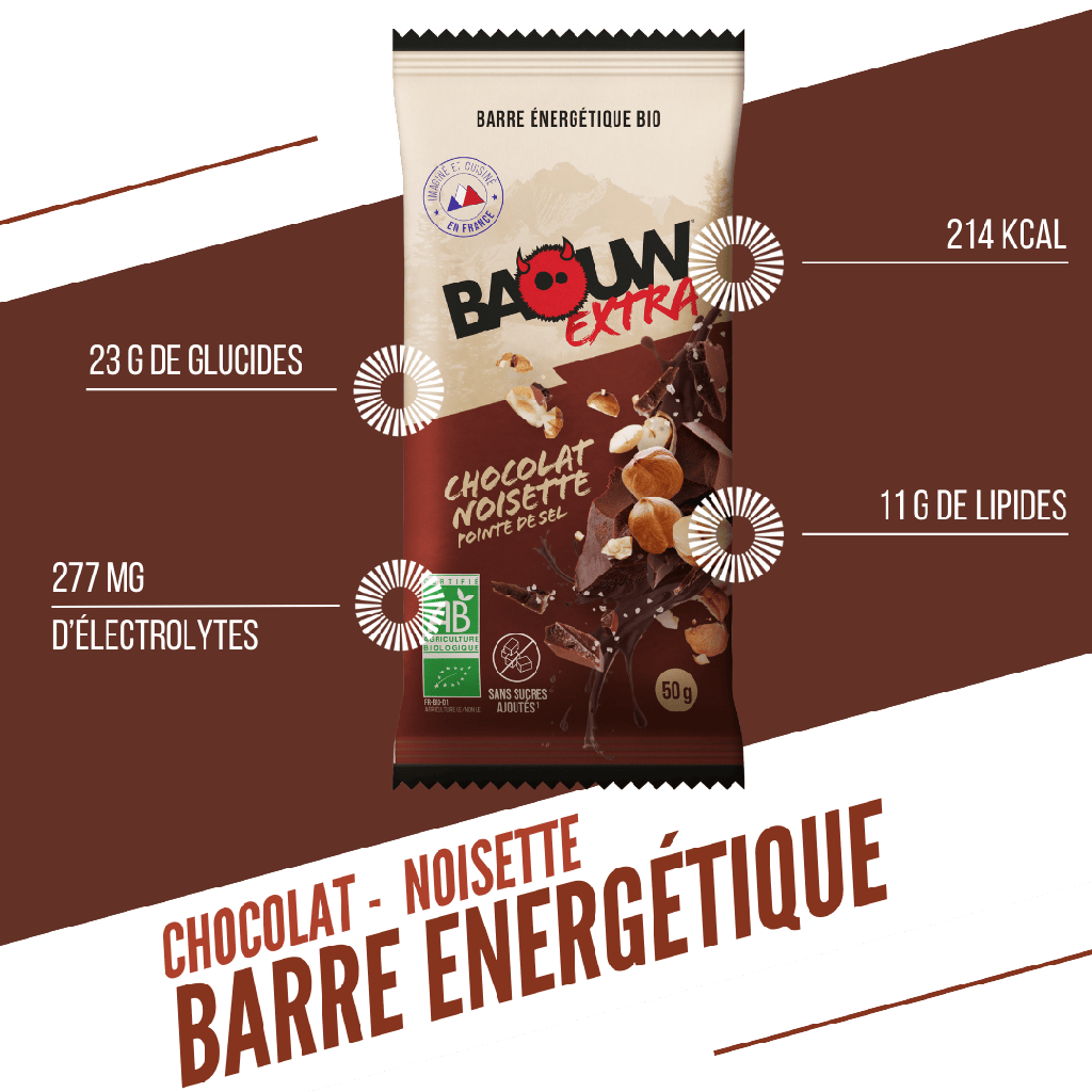 Baouw Barres énergétiques - 5 Saveurs