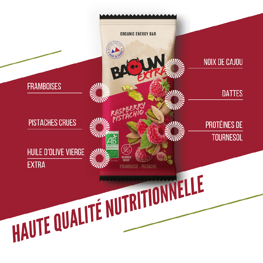 Baouw Barres énergétiques - 5 Saveurs