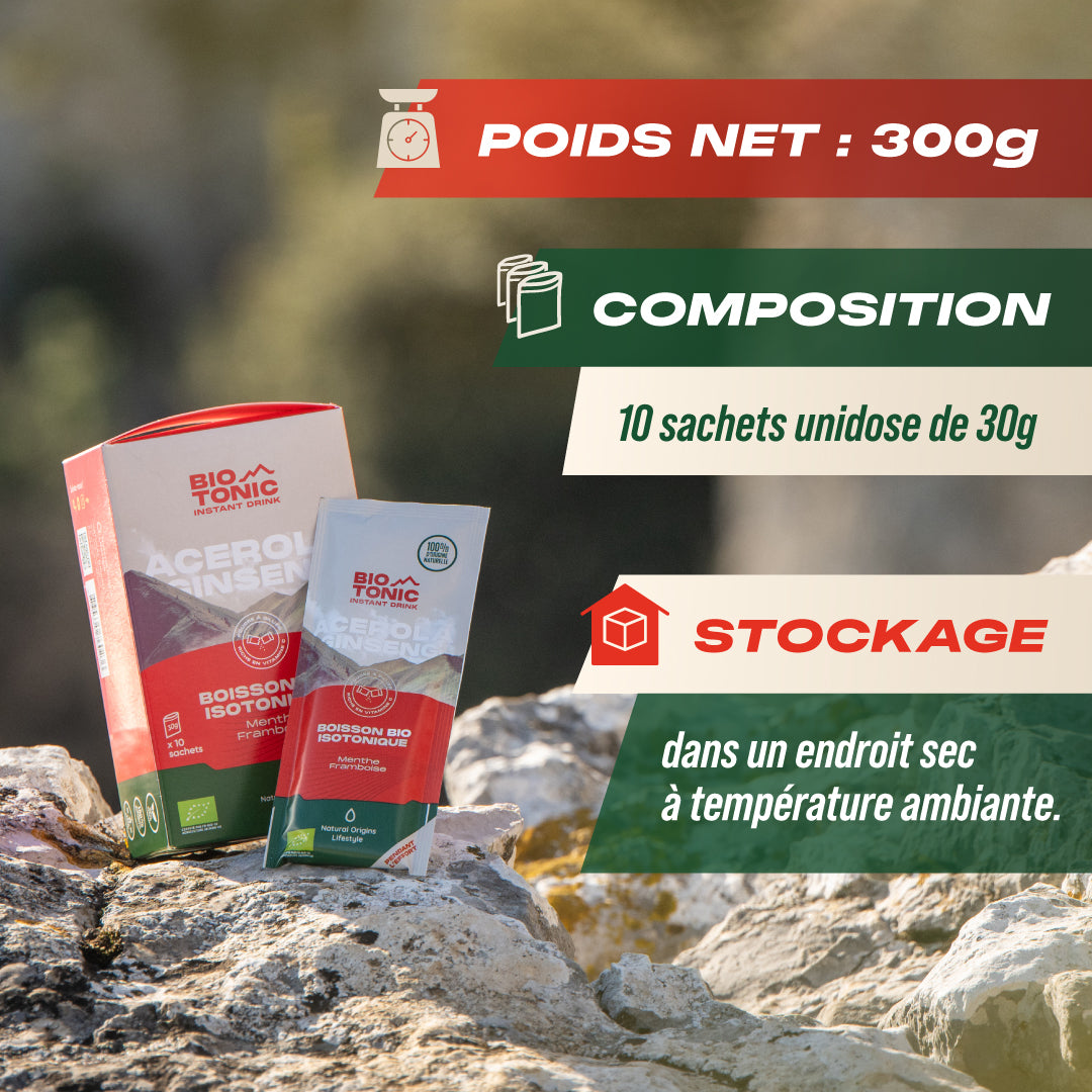 BioTonic : LA boisson énergétique Isotonique Bio 100% naturelle - Natural Origins