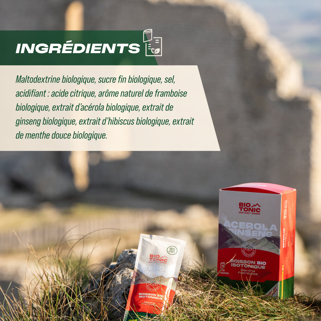 BioTonic : LA boisson énergétique Isotonique Bio 100% naturelle - Natural Origins
