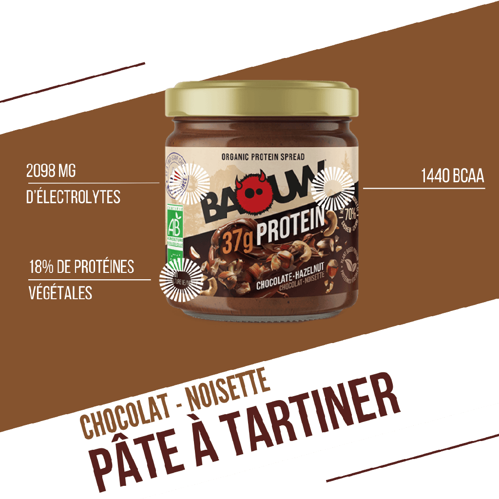 Baouw Pâtes à tartiner protéinées - 2 Saveurs