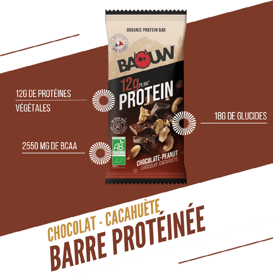 Baouw Barre Protéinée - Chocolat Cacahuète