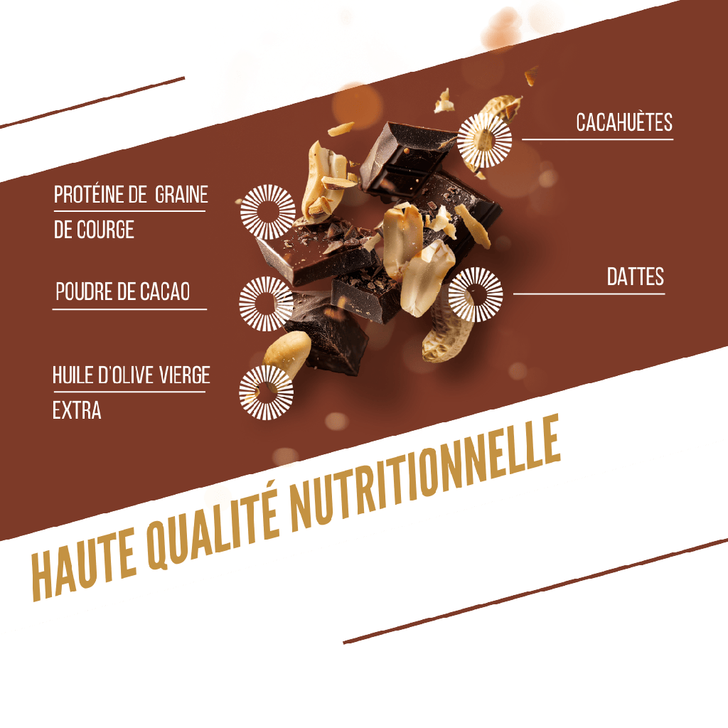 Baouw Barre Protéinée - Chocolat Cacahuète