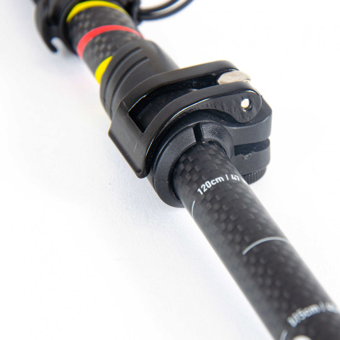 Guidetti - PLATINIUM FLEXO Bâtons de Trail carbone pliables, réglables 105/125 cm