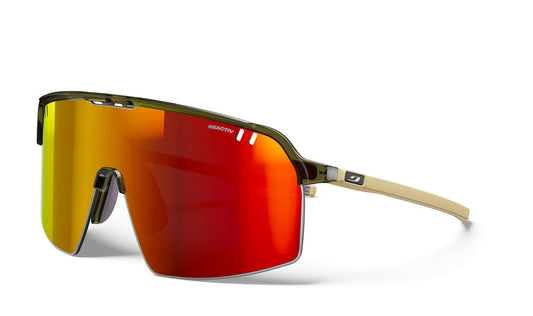 Julbo INTENSITY Reactiv - Vert Army translucide | Beige Mat
