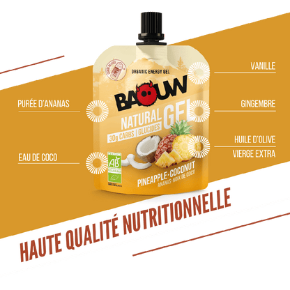 Baouw Gels énergétiques - 4 saveurs