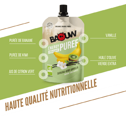 Baouw Compotes énergétiques - 4 Saveurs