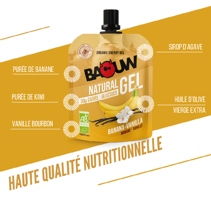 Baouw Gels énergétiques - 4 saveurs