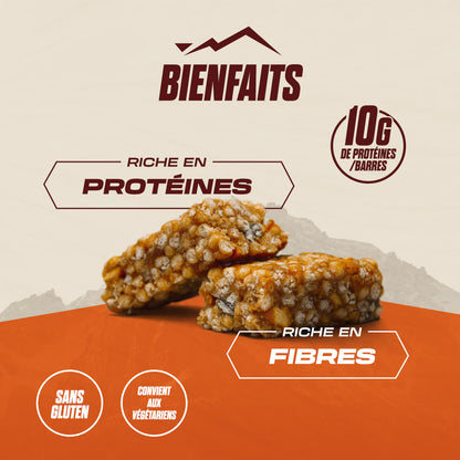 Bao Barre : La Barre Protéines Bio croustillante riche en fibres - Natural Origins