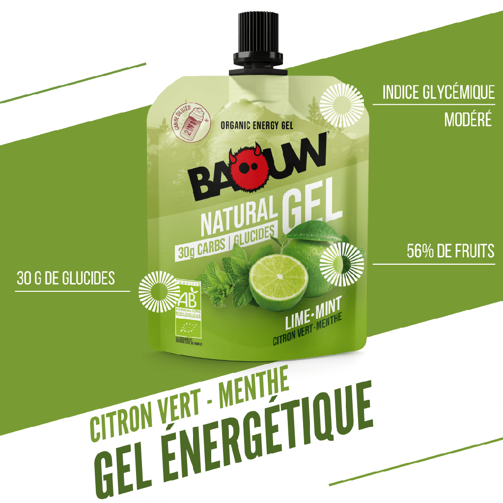 Baouw Gels énergétiques - 4 saveurs