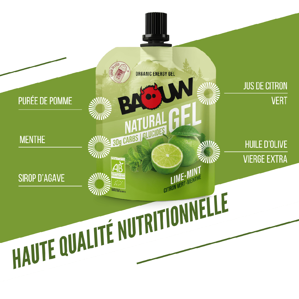 Baouw Gels énergétiques - 4 saveurs