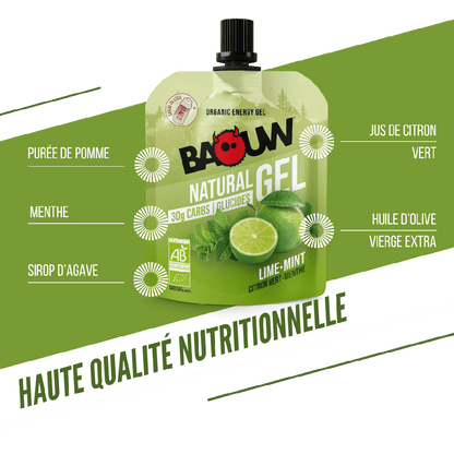 Baouw Gels énergétiques - 4 saveurs