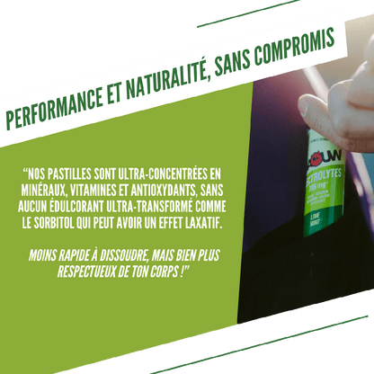 Baouw Electrolytes - Pastilles effervescentes - 3 saveurs