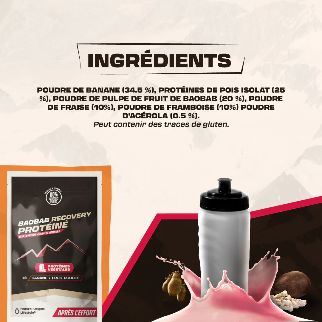 Baobab Recovery prot : Récupération sportive - Natural Origins