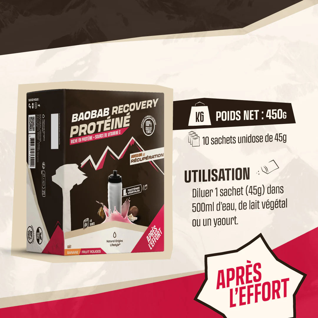 Baobab Recovery prot : Récupération sportive - Natural Origins