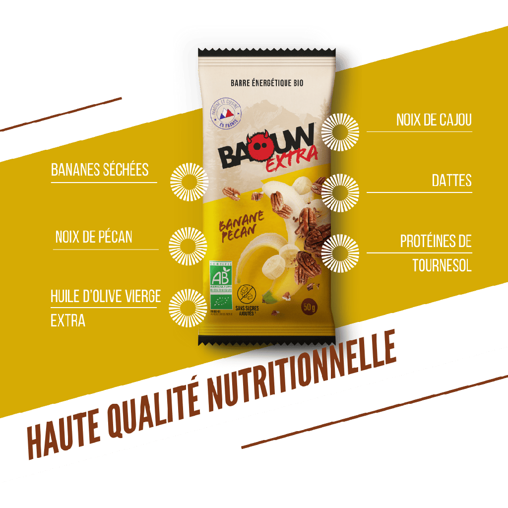 Baouw Barres énergétiques - 5 Saveurs