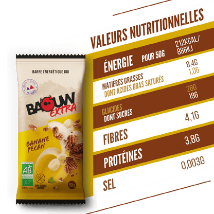 Baouw Barres énergétiques - 5 Saveurs