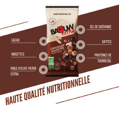 Baouw Barres énergétiques - 5 Saveurs