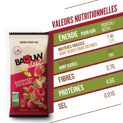 Baouw Barres énergétiques - 5 Saveurs