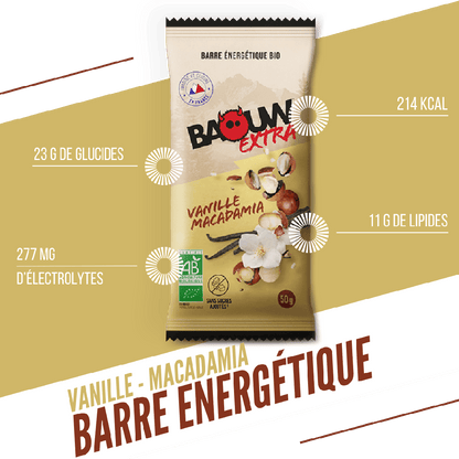 Baouw Barres énergétiques - 5 Saveurs