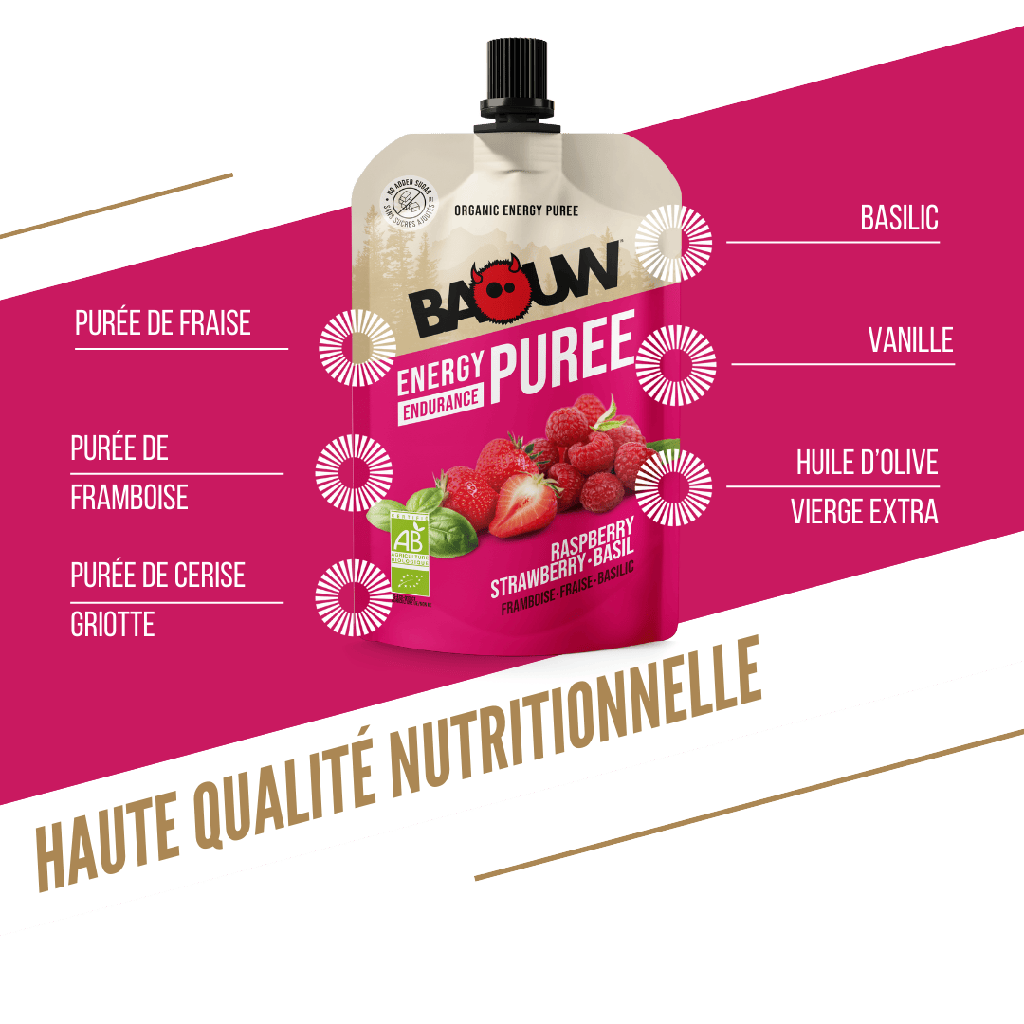 Baouw Compotes énergétiques - 4 Saveurs
