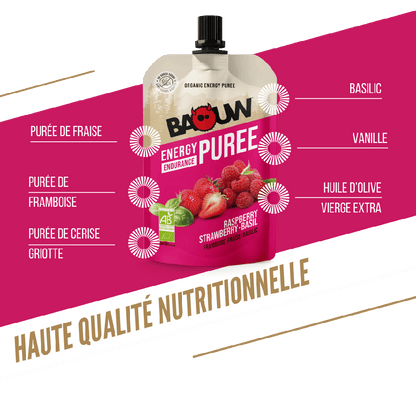 Baouw Compotes énergétiques - 4 Saveurs
