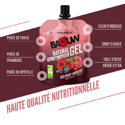 Baouw Gels énergétiques - 4 saveurs