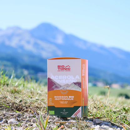BioTonic Iced-Tea pêche - LA Boisson Énergétique Isotonique Bio 100% Naturelle - Natural Origins